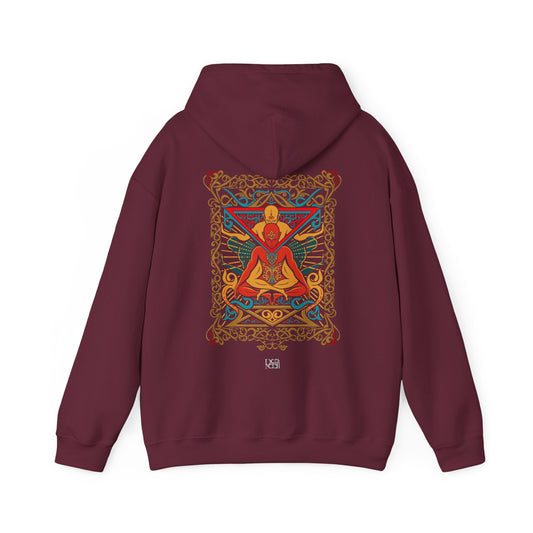 Colorful Spiritual Mandala Hoodie, Unisex Sweatshirt for Yoga Lovers, Cozy Gift for Meditation, Festival Wear, Relaxation Apparel