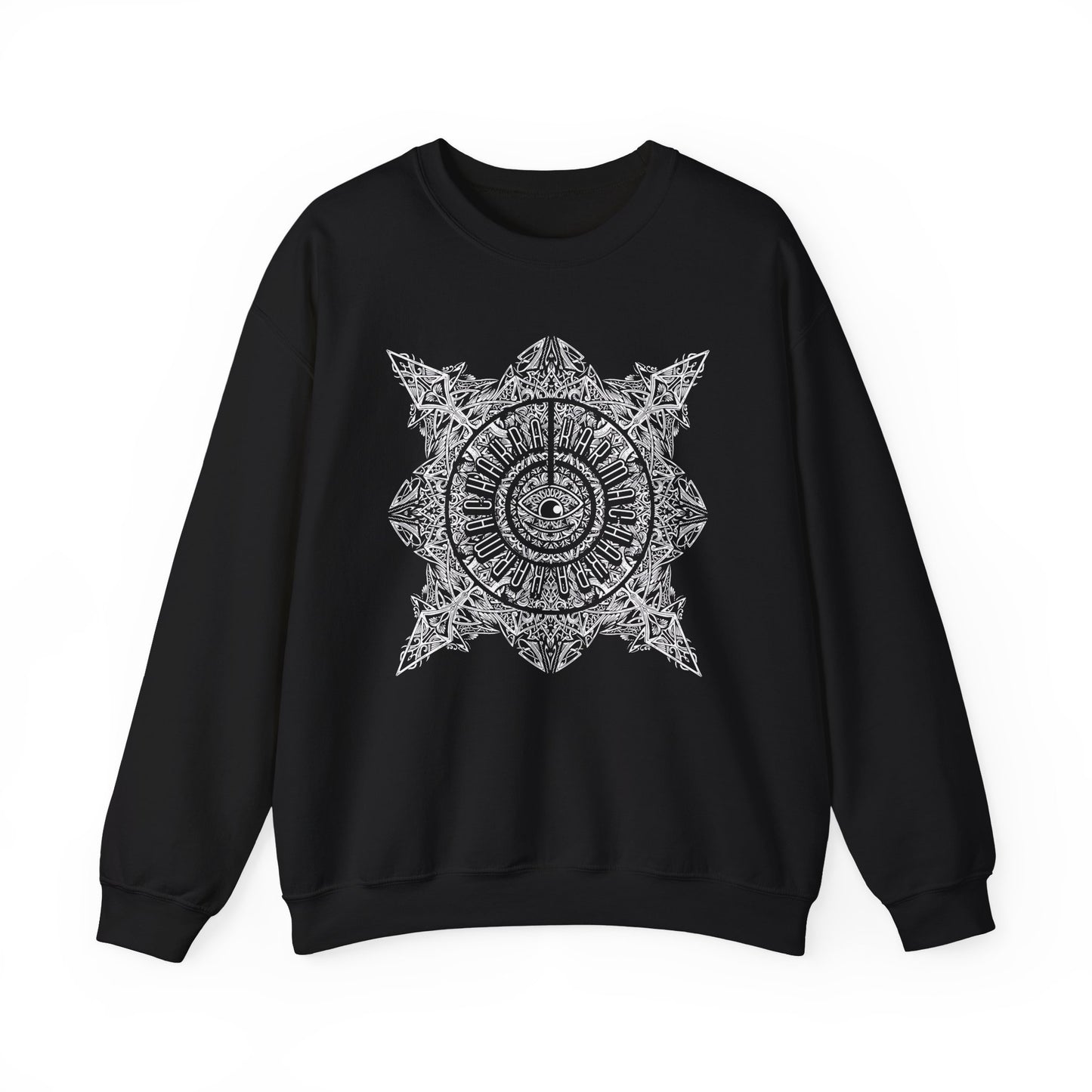Gildan 18000 Mandala Sweatshirt, Crewneck Jumper