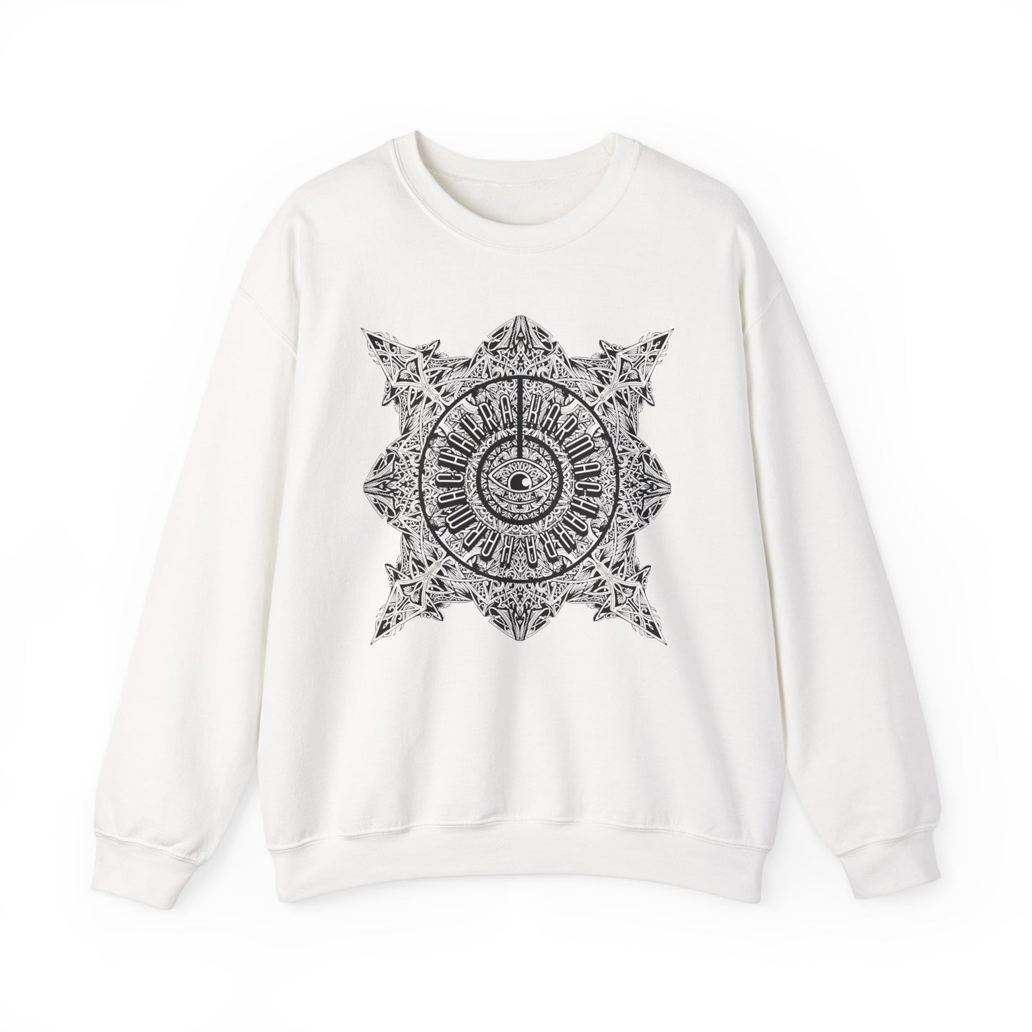 Gildan 18000 Mandala Sweatshirt, Crewneck Jumper
