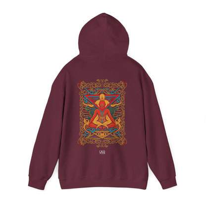Colorful Spiritual Mandala Hoodie, Unisex Sweatshirt for Yoga Lovers, Cozy Gift for Meditation, Festival Wear, Relaxation Apparel