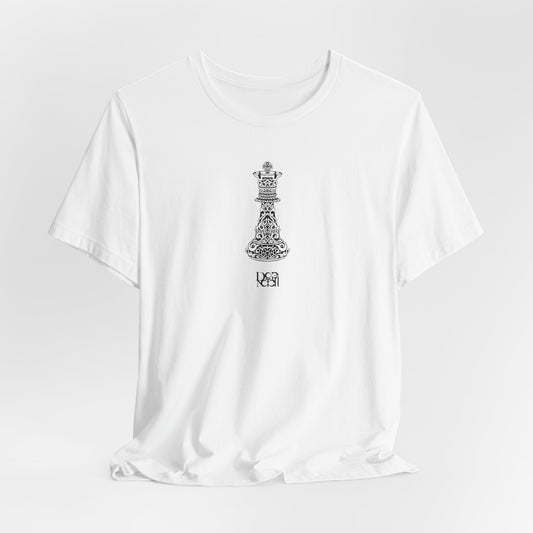 Bella+Canvas 3001, Art wear, Unisex Short Sleeve Shirt, Chess Crown Unisex Tee