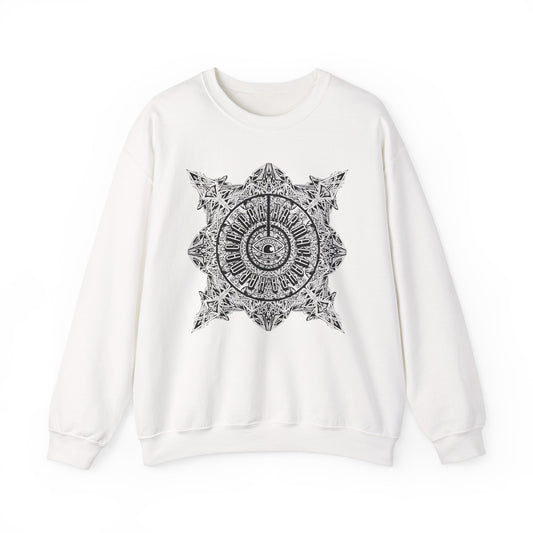 Gildan 18000 Mandala Sweatshirt, Crewneck Jumper